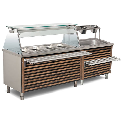 BAIN MARIE HOT COLD & NEUTRAL SERVICE UNITS