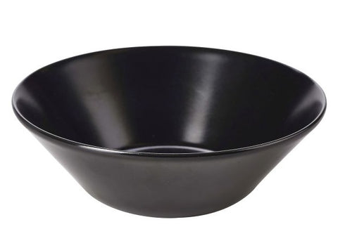 Luna Serving Bowl 18 Dia x 6cm H Black Stoneware