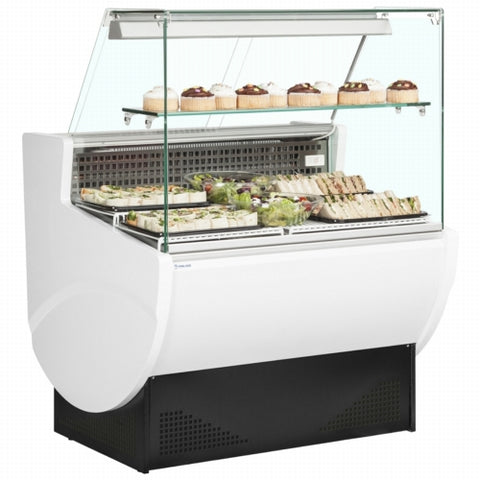 SERVE OVER COUNTER. COLD FOOD DISPLAY COUNTER. TRIMCO