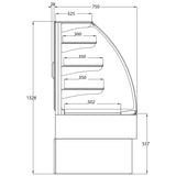 SERVE OVER COUNTER. COLD FOOD DISPLAY COUNTER. ZURICH
