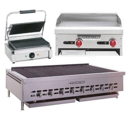 GRILLS GRIDDLES & PANINI
