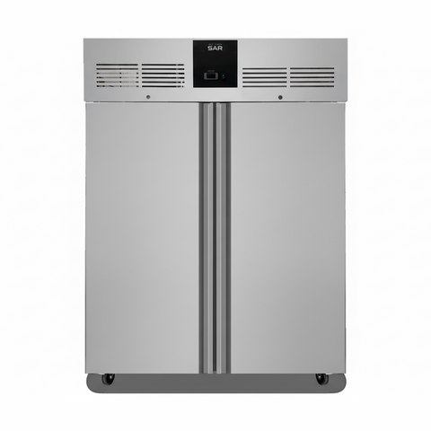 Refrigerator Upright cabinet Twin door GN2/1 ventilated Cooling1476 litres Professional  Stainless steel