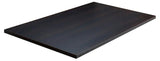 RESTAURANT TABLE TOP LAMINATED. BLACK BROWN SORONO OAK. WENGE