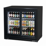 Back Bar Cooler 2 Sliding Doors Drinks Cooler 90cm Width