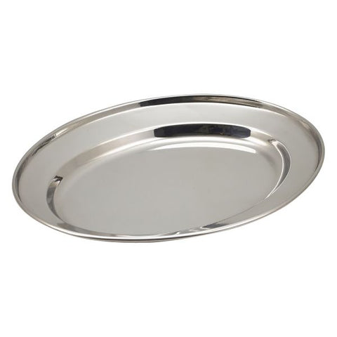 S/St Oval Flat 9"