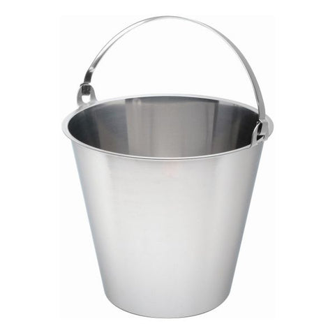 Swedish S/St. Bucket 10 Litre Graduated