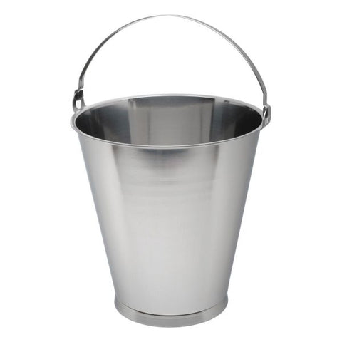 Swedish S/St.Skirted Bucket 15L Graduate