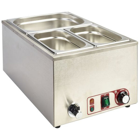 Bain Marie 1/1 With Tap 1.2Kw