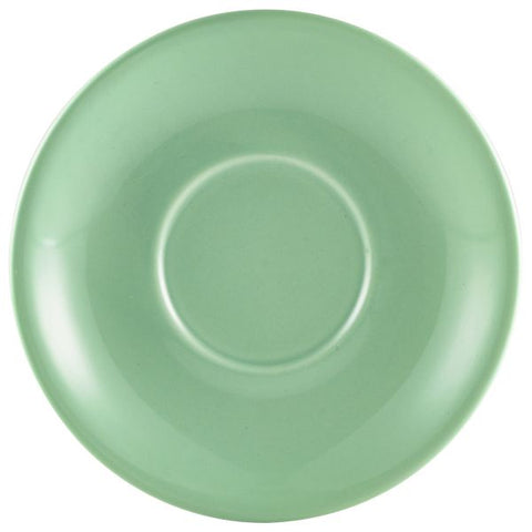 Royal Genware Saucer 16cm Green