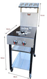 INDIAN RESTAURANT COOKER 2 BURNER