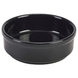 Royal Genware Round Dish 10cm Black