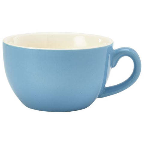 Royal Genware Bowl Shaped Cup 25cl Blue