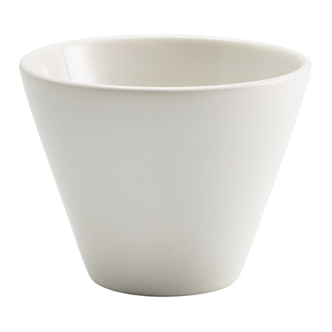 Royal Genware Conical Bowl 10.5cm Dia Matt White