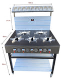 COMMERCIAL 5 BURNER COOKER FOR INDIAN RESTAURANT & TAKEAWAY