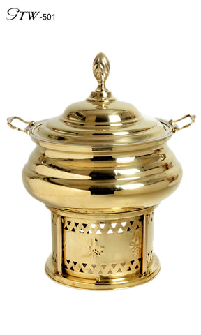 BRASS CHAFING DISH SET