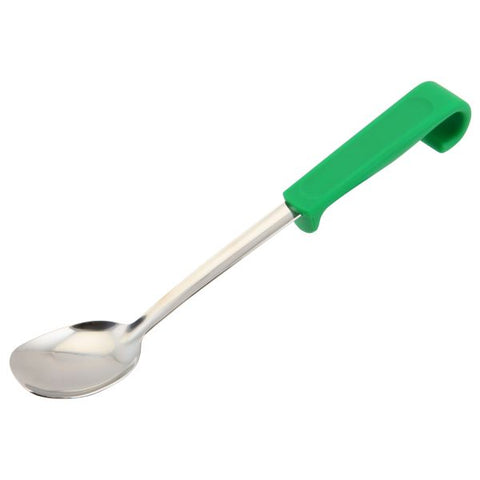 Genware Plastic Handle Small Spoon Green