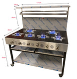 COMMERCIAL 5 BURNER COOKER FOR INDIAN RESTAURANT & TAKEAWAY