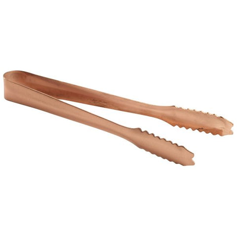 Copper Ice Tongs 7"