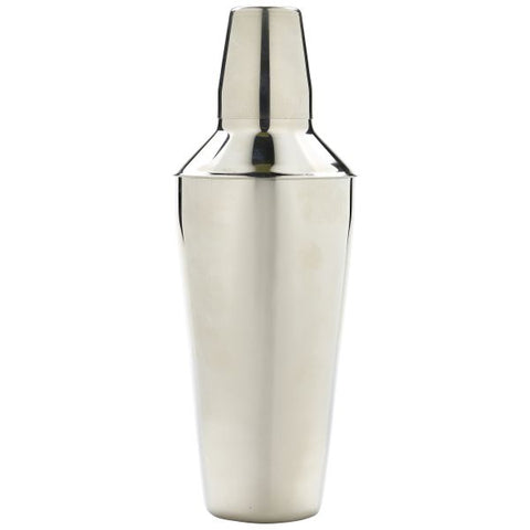 S/St.Cocktail Shaker 25cm Tall 750ml