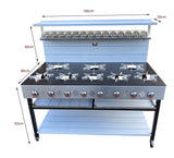 INDIAN RESTAURANT COOKER 8 BURNER