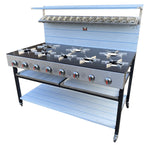 INDIAN RESTAURANT COOKER 8 BURNER