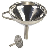 S/St.5"Funnel With Removable Strainer