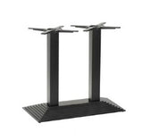 CAST IRON TABLE BASE TWIN COLUMN RECTANGULAR. APOLLO