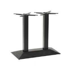 CAST IRON TABLE BASE TWIN COLUMN RECTANGULAR. APOLLO