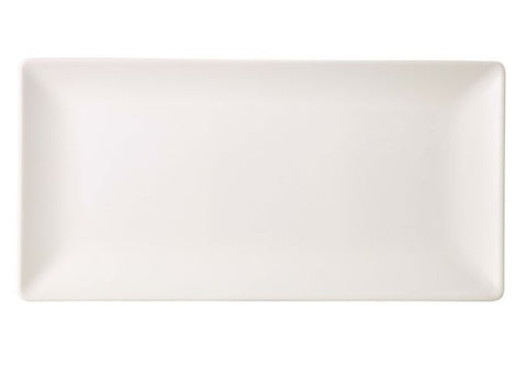 Luna Rect.Coupe Plate 30X20cm White Stoneware
