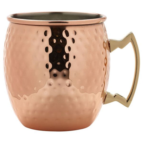 Barrel Copper Mug 55cl/19.25oz Hammered