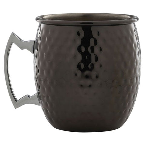 Barrel Gun Metal Mug 55cl/19.25oz Hammered