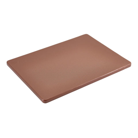Brown Poly Cutting Board 18 x 12 x 0.5"