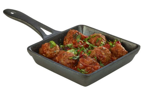 Mini Cast Iron Square Frypan 13 x 3cm