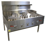 COMMERCIAL CHINESE WOK COOKER. 5 BURNER. THAI WOK COOKER 5 BURNER