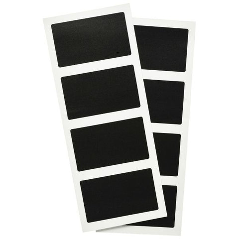 Self Adhesive Rectangular Chalkboard Set 8pcs