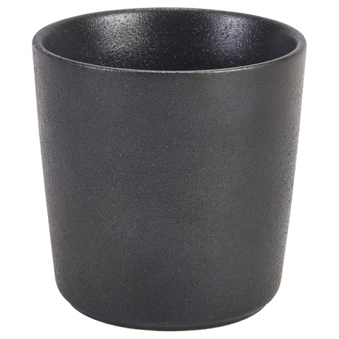 Cast Iron Effect Chip Cup 8.5 x 8.5cm