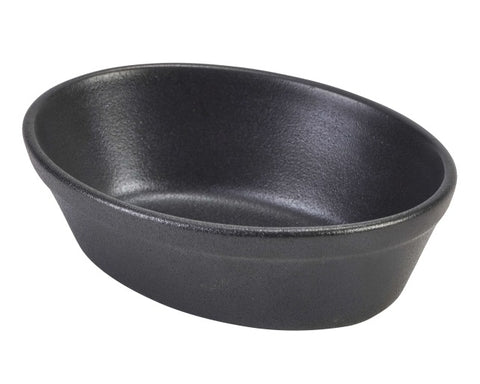 Cast Iron Effect Oval Pie Dish 16cm
