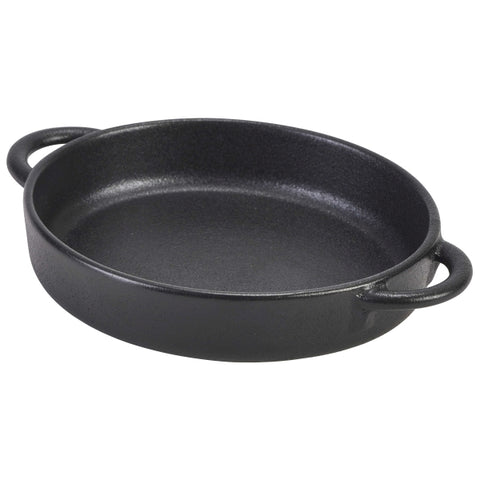 Cast Iron Effect Round Dish 14.5 x 13 x 3cm