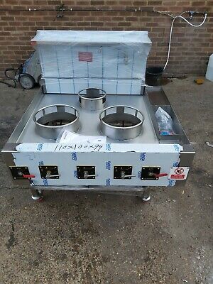 COMMERCIAL CHINESE COOKER 3 BURNER.