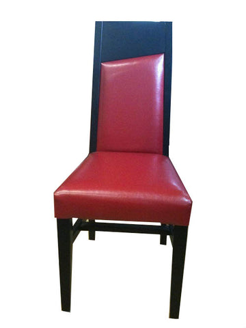 DEVI CHAIR IN BLACK AND MAROON
