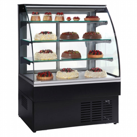 SERVE OVER COUNTER. COLD FOOD DISPLAY COUNTER. BELLINI BLACK