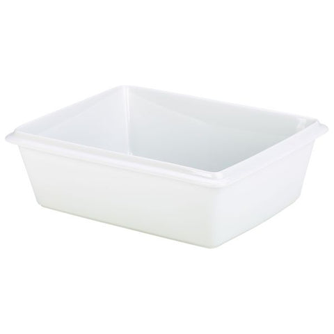 Royal Genware Gastronorm Dish 1/2 100mm White