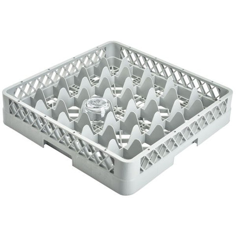 Genware 25 Compartment Glass Rack