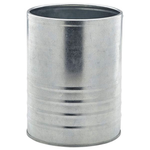 Galvanised Steel Can 11cm Dia x 14.5cm