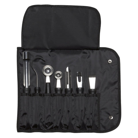 Complete 7 Piece Garnish Tool Set & Case