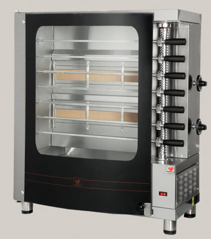 ROTISSERIE GAS GRILL - SLIMLINE.NORTH G7 GAS CHURRASCO.