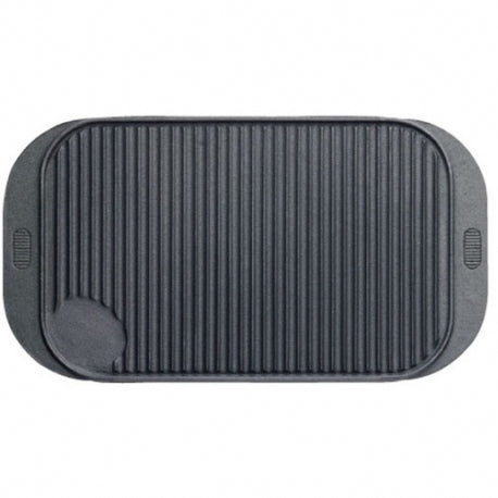 GRIDDLE PLATE. REVERSIBLE DOUBLE SIDED. RIBBED AND PLAIN
