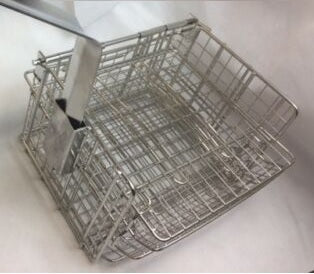 Henny Penny Style Frying Basket For Gas Pressure Fryers - Removable Shelves With Handle