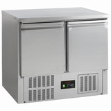 GASTRONORM PREP COUNTER. 3 DOOR FRIDGE
