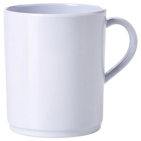 Genware 10oz Melamine Mug White